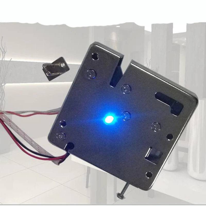 DC12V мини Электрический дверной замок Умный Замок шкафа не безопасное для чехол