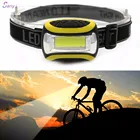 Мини 4 режима Водонепроницаемый COB светодиодный фонарик на открытом воздухе налобный фонарь фонарик Lanterna с повязкой на голову