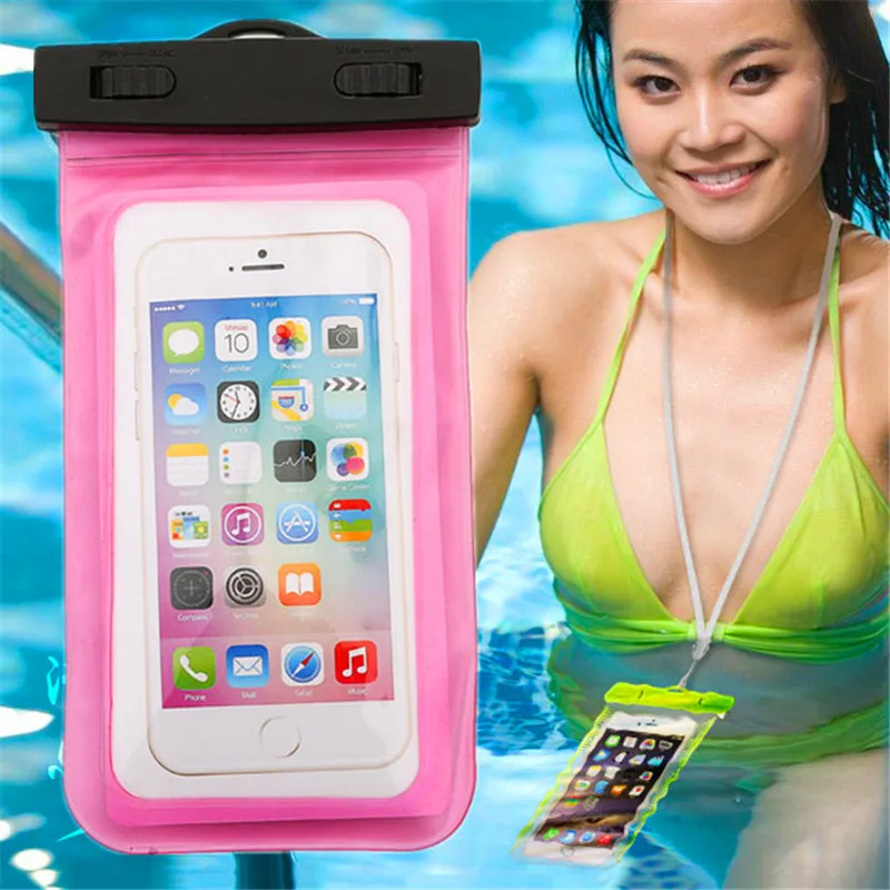 ПВХ мобильные телефоны подводный Дайвинг сумка водонепроницаемый чехол для