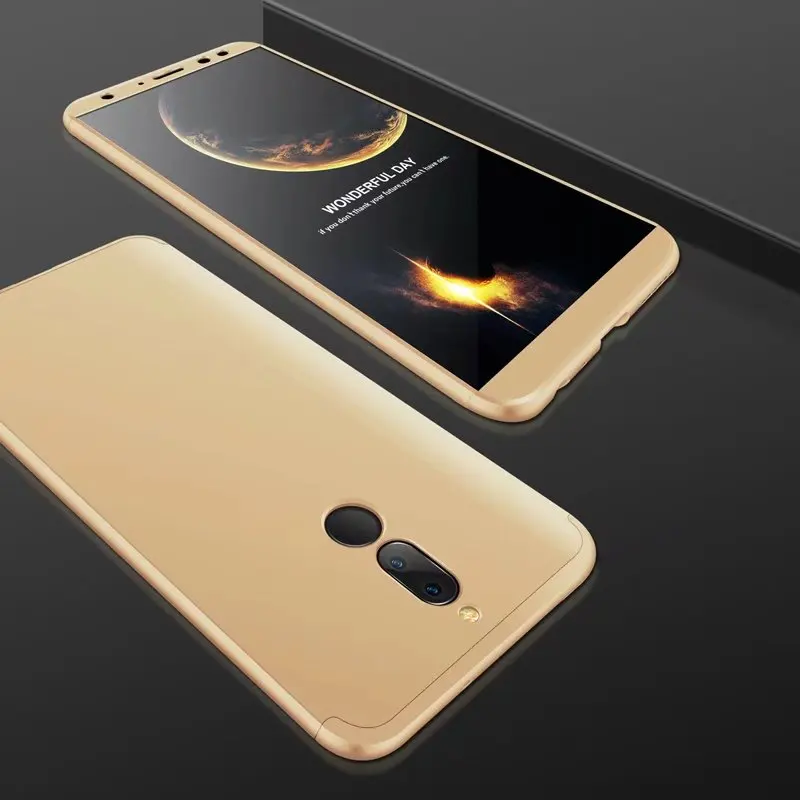Mate 10 роскошный противоударный защитный матовый чехол для Huawie mate 10 Lite mate 10 жесткий пластиковый 360 Тонкий чехол для huawei mate 10 PRO - Цвет: Gold