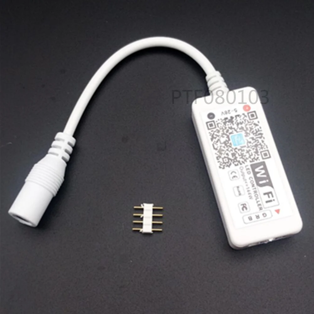 1 шт. 144 Вт RGBW Wifi LED RGB контроллер DC12V мини RGB/RGBW для светодиодные ленты | Лампы и