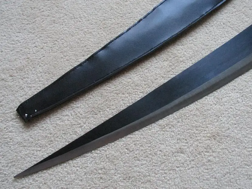 S3135 аниме Блич Ичиго Куросаки TENSA ZANGETSU меч ружье металлическое лезвие 40 7"|blade