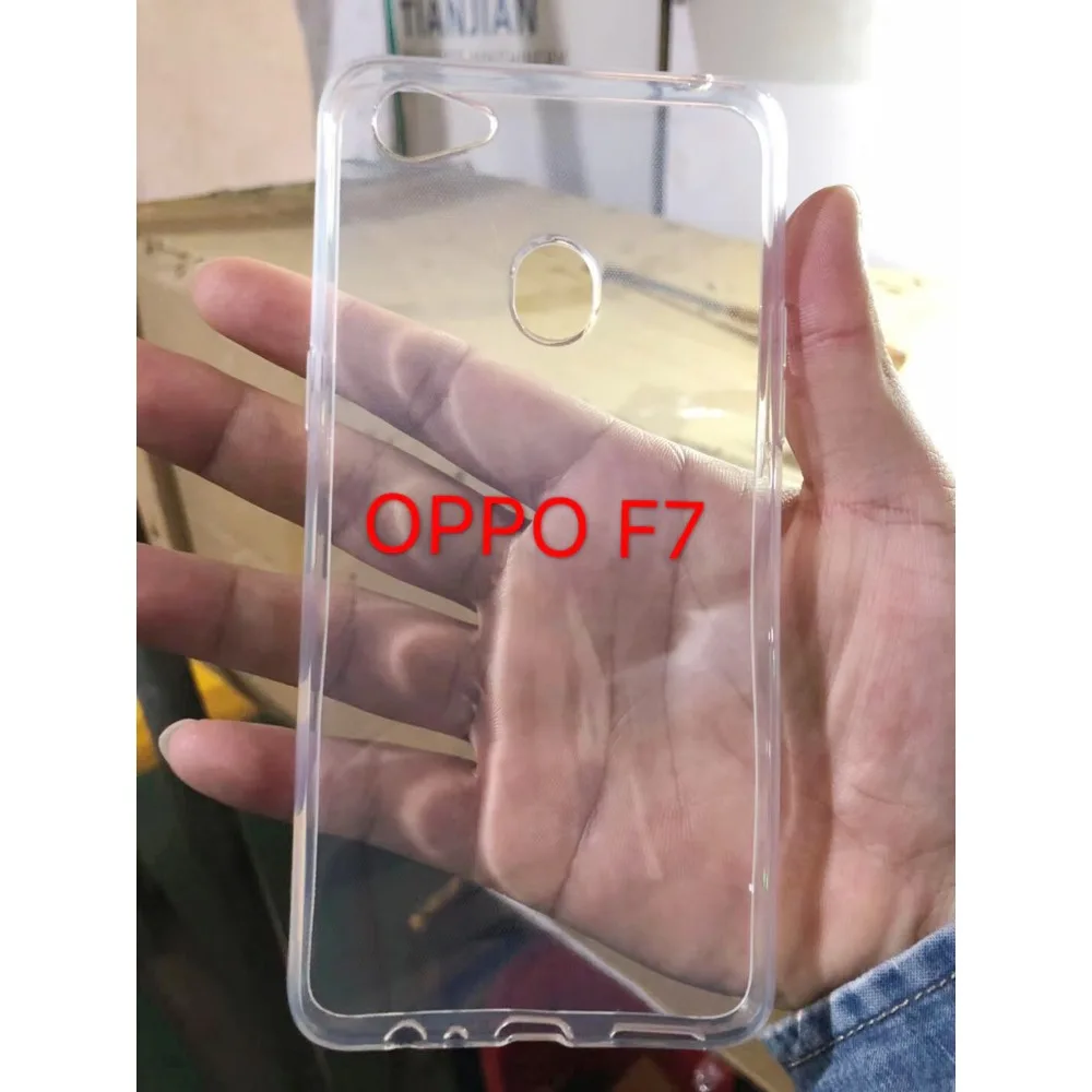 Ziqi для OPPO F7 чехол Ультратонкий прозрачный силиконовый водителя В виде ракушки 360