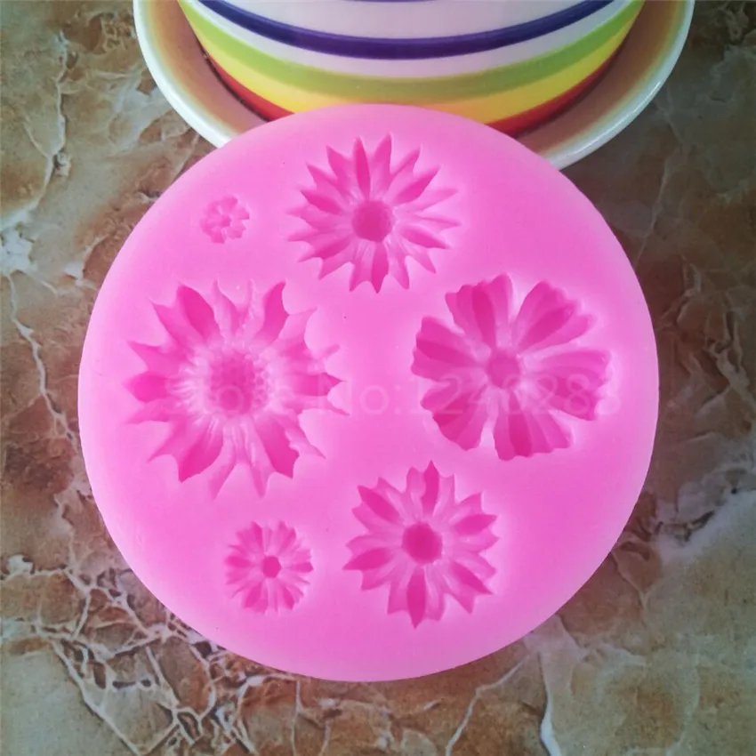 Высокого качества Sugarcraft цветок силиконовые формы помадка плесень торт украшая