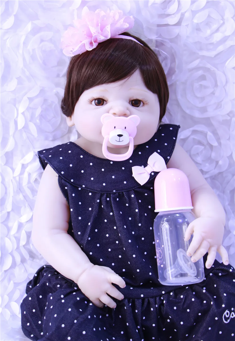 22 &quot55 см всего тела силикона Reborn Baby Doll игрушки Lifelike Детские на день рождения