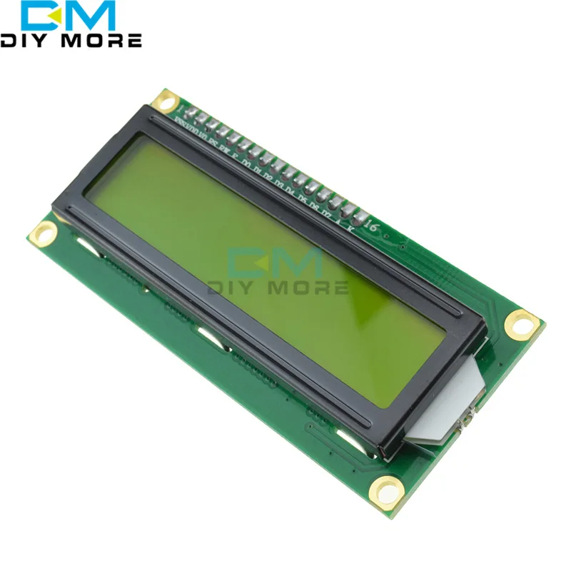 3,3 V lcd 1602 lcd монитор 1602 желтый/синий экран Blacklight 16x2 символьный ЖК-дисплей модуль HD44780 1602A для Raspberry Pi - Цвет: Yellow