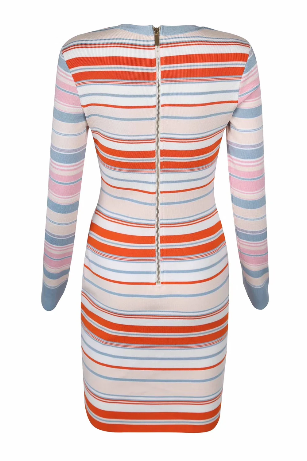 KLEEZY 2018 Spring Sexy Club Sheath Full O-Neck Bandage Woman Ladies Evening Party Mini Vestidos HL4185 | Женская одежда