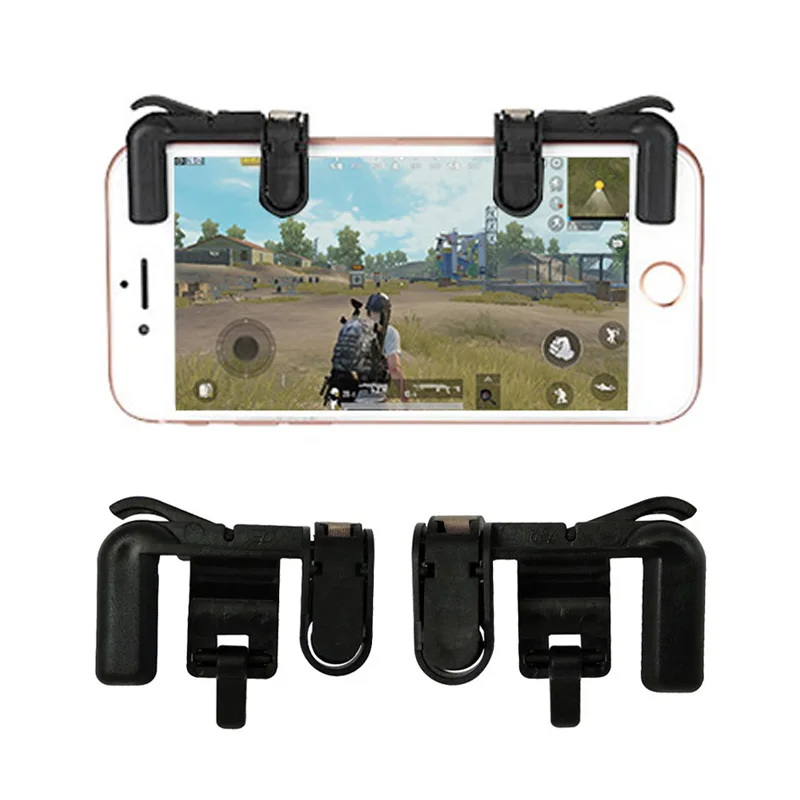 1 пара R1L1 мобильный телефон игровой курок для Pubg управление Лер Aim ключи L1R1