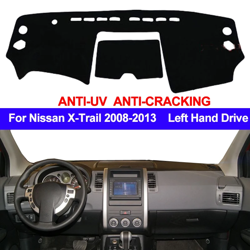 Чехол для приборной панели автомобиля TAIJS Противоскользящий коврик Nissan X Trail 2008 2009