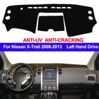 Чехол для приборной панели автомобиля TAIJS, Противоскользящий коврик для Nissan X-Trail 2008, 2009, 2010, 2011, 2012, 2013, защита от УФ-лучей