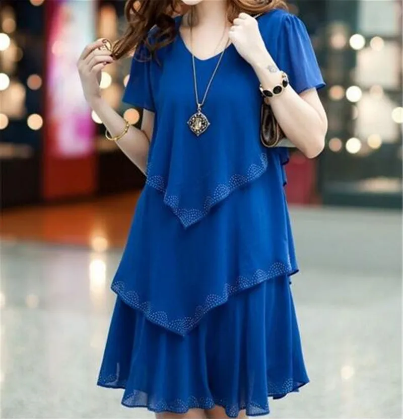 Vestido de festa Роба, сексуальное платье для женщин, платья для вечеринок 5xl размера плюс, женская одежда Vestidos, черное, синее летнее шифоновое платье