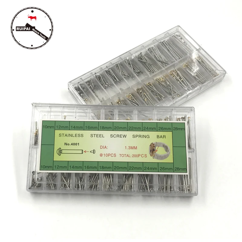 Комплект штифтов для браслета часов из нержавеющей стали Assort 10 мм ~ 28 1 3 шуруп