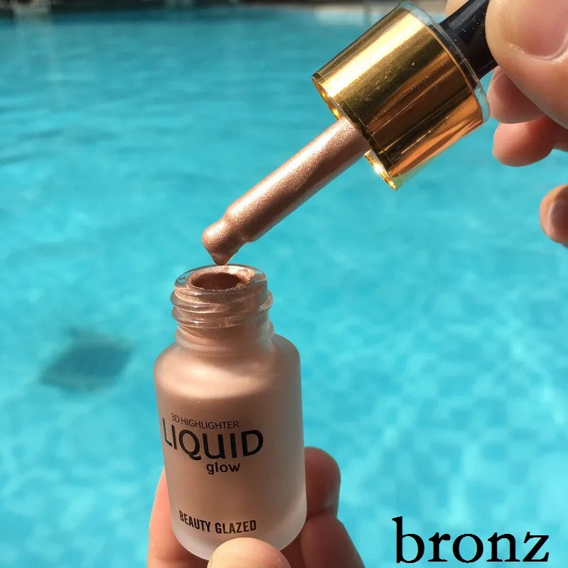 Новинка! Жидкий хайлайтер макияж крем консилер Шиммер лицо светящийся