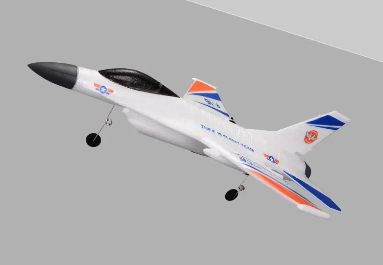 Высокое качество пульт дистанционного управления Самолет 6215 F16 2,4G 2CH EPP сопротивление падение радио coontrol RC планер фиксированное крыло Истребитель модель игрушки
