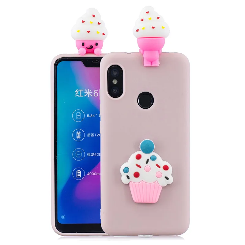 Для xiaomi mi a2 lite чехол для Coque xiaomi mi A2 Lite Xio mi A1 A2 A 2 lite чехол 3D единорог панда кукла мягкий чехол для телефона s - Цвет: Q
