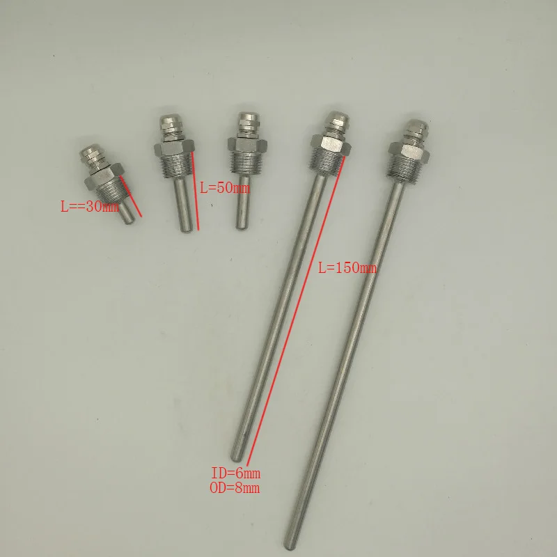 Thermowell 1/2 &quotDN15 BSP резьбовые датчики температуры термолунки для проволоки макс. 6 мм