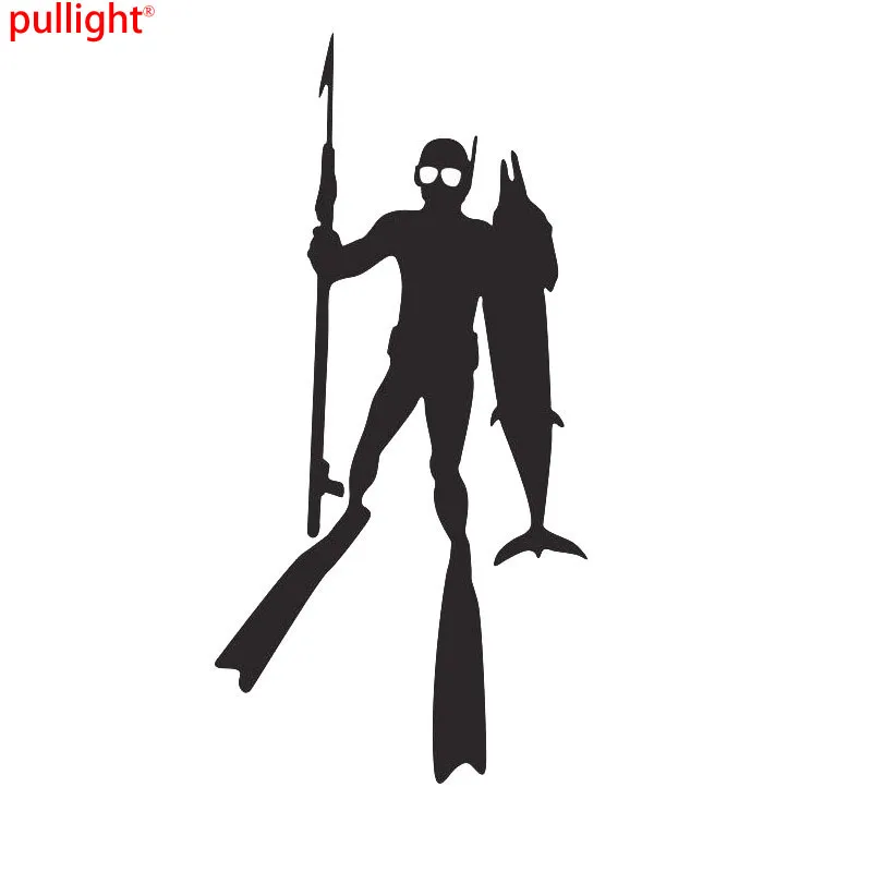 9 3*19 см интересные наклейки для рыбалки дайвинга автомобильные и забавные |