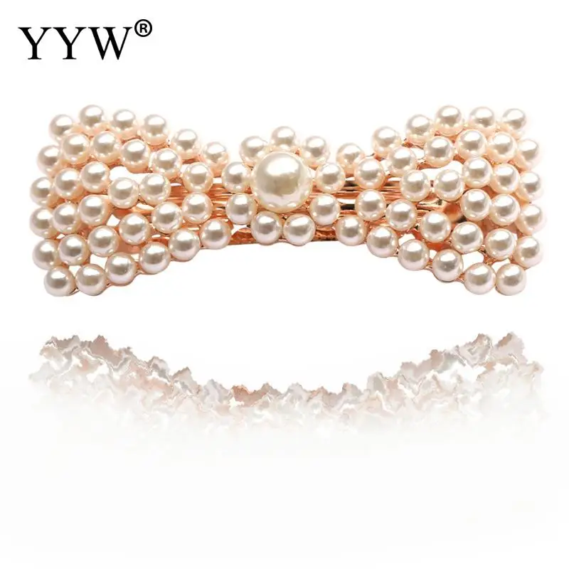 Multiple Kinds Women European Style Imitation Pearl Shell Hair Snap Clips Female Exquisite Modern Jewelry Accessories Mujer | Украшения и