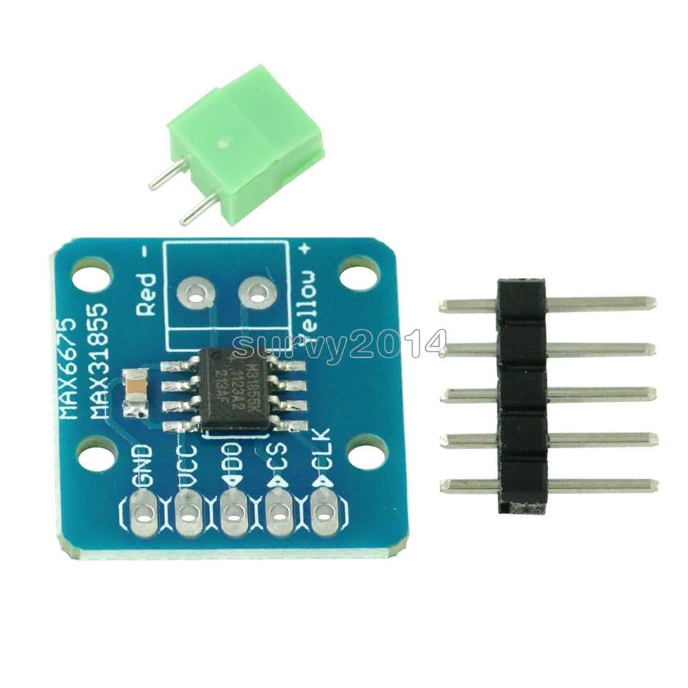 MAX31855 K Тип термопары Breakout Board температура-200℃ до+ 1350℃ Out