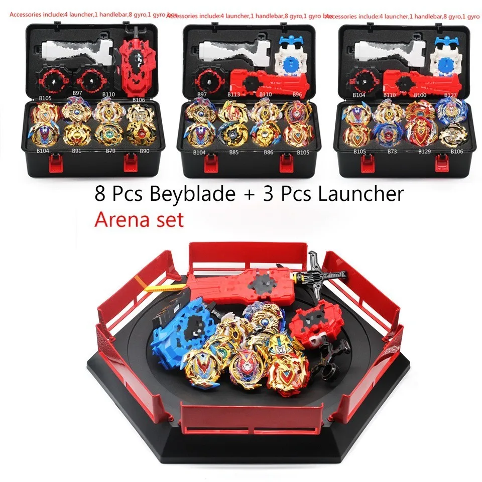 Beyblade Arena Stadium Toupie волчок Beyblade Burst Металл 4d Фьюжн-игрушки для детей с ручкой пусковой установки для мальчика подарок