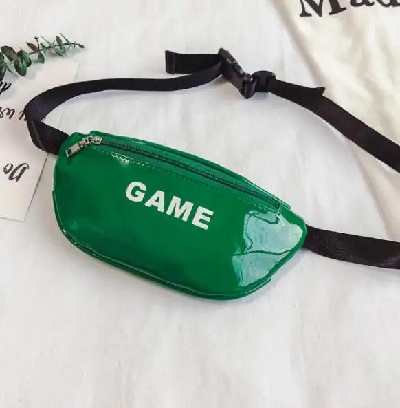 Детские сумки с лазерной резинкой на талии мини пакет для маленьких девочек