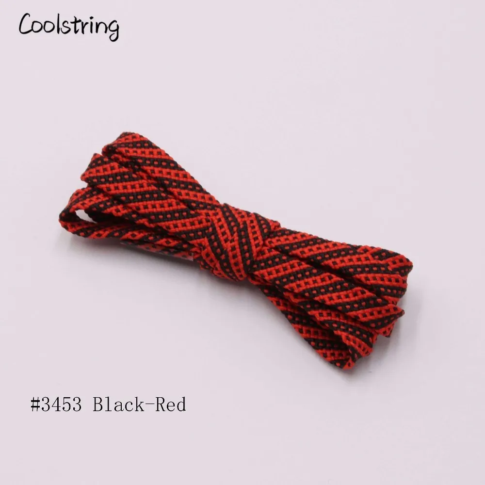 Coolstring 0,7 см уличные тренировочные шнурки для обуви, эксклюзивные Полиэстеровые плоские Саржевые клетчатые теннисные туфли с кружевами, сменные шнурки 60-180