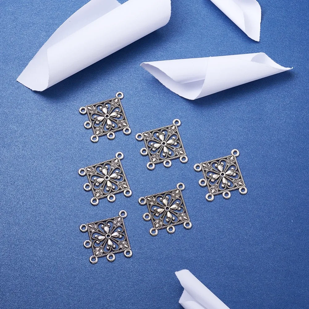 10 шт. античные серебряные серьги-подвески в тибетском стиле | Украшения и