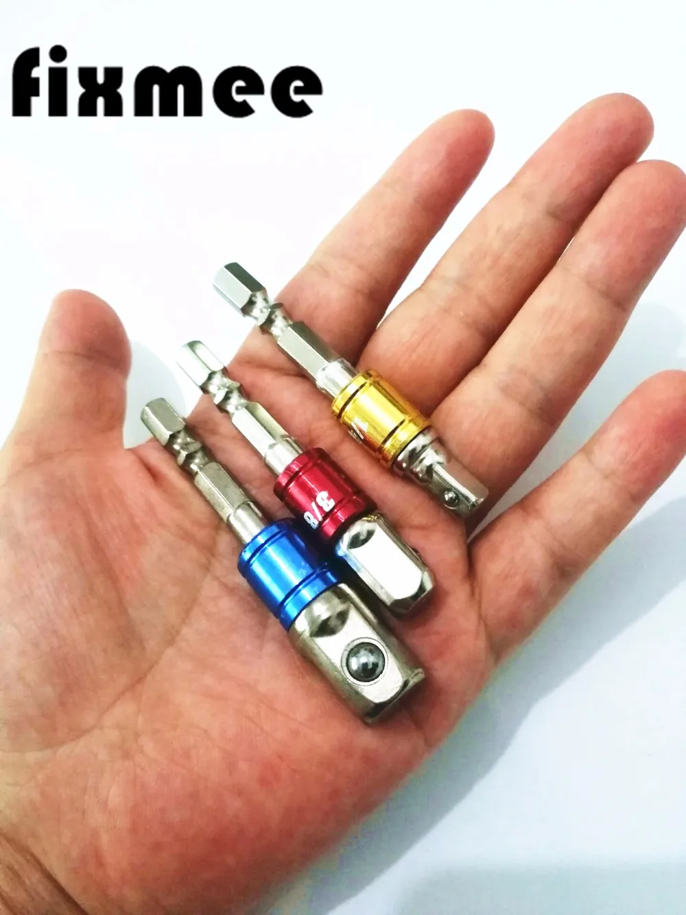 3 шт./компл. конвертер гнездо адаптера Сталь шестигранными битами набор