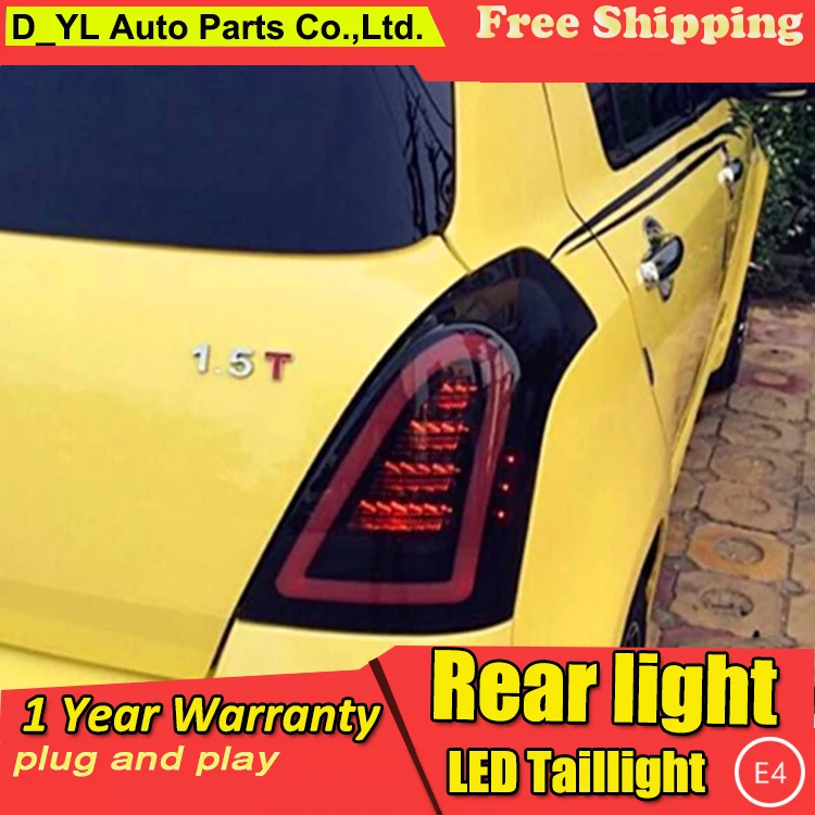 Автомобильный Стайлинг светодиодный задний фонарь для Suzuki Swift s 2005 2014 DRL + сигнал