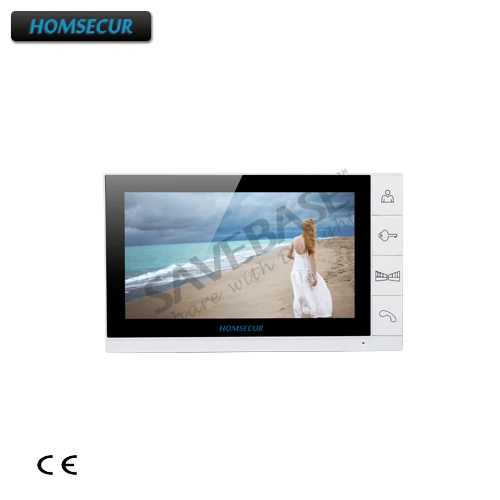 Домашний монитор HOMSECUR TM901 для проводной видеодомофона HDW | Безопасность и защита