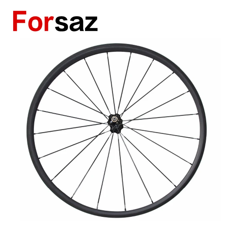 Forsaz 700C 24 мм Tubular углерода колесная 20.5 Ширина велосипед колесной включены