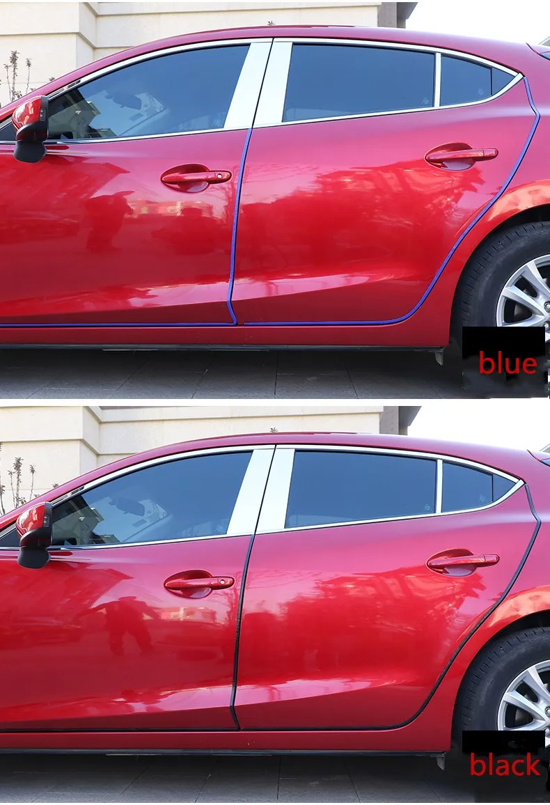 Osmrk автомобильные аксессуары дверь автомобиля пластины полосы защиты для Mazda M6 CX-5