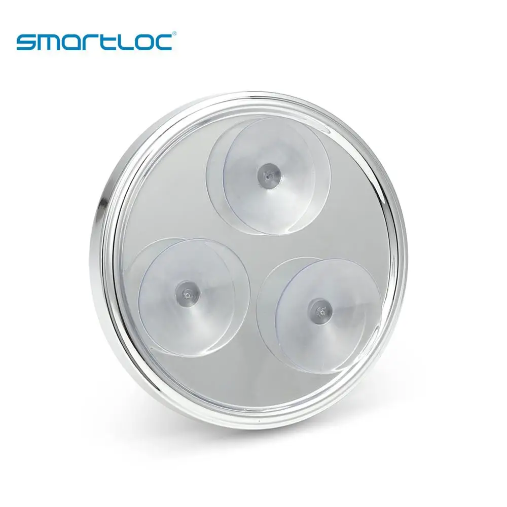 Smartloc 20cm 5X увеличительное круглое зеркало в ванную комнату для ванной макияж косметика составляют макияжа стену
