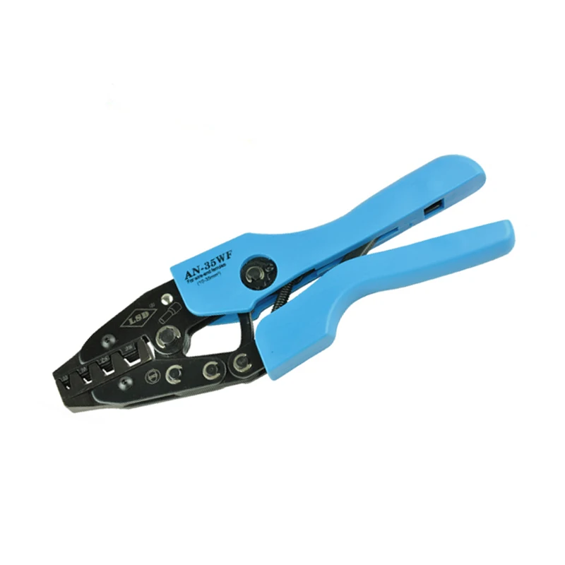 

AN-35WF High Quality Hand Crimping Tools for wire-end ferrules 10-35mm2 Ratchet Crimper pliers