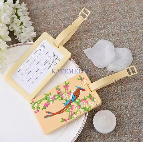 Милая бирка для багажа с птицей Свадебные вечерние бирки душа Подарок девушек|gift