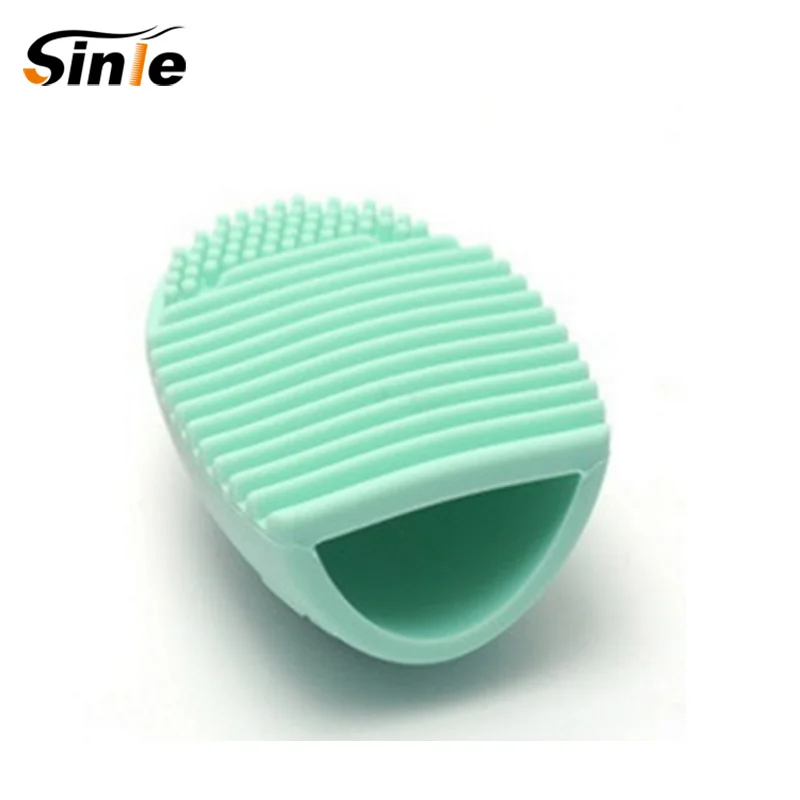 Sinle Makeup Brush Cleaning Washing Tools Cosmetics Brushes Scrubber Board Cosmetic Cleaner Tool | Красота и здоровье