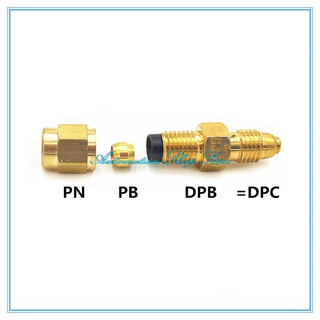 Односторонний клапан DPC дистрибьютор манометр PB+ PN+ DPB части для масляного сепаратора масляного насоса фитинги CNC станок инструмент трубки