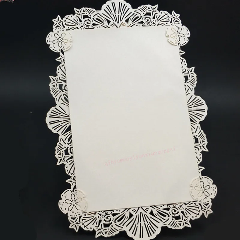 100 шт./лот свадебные приглашения сиденья лазерная вырезка визитница место для