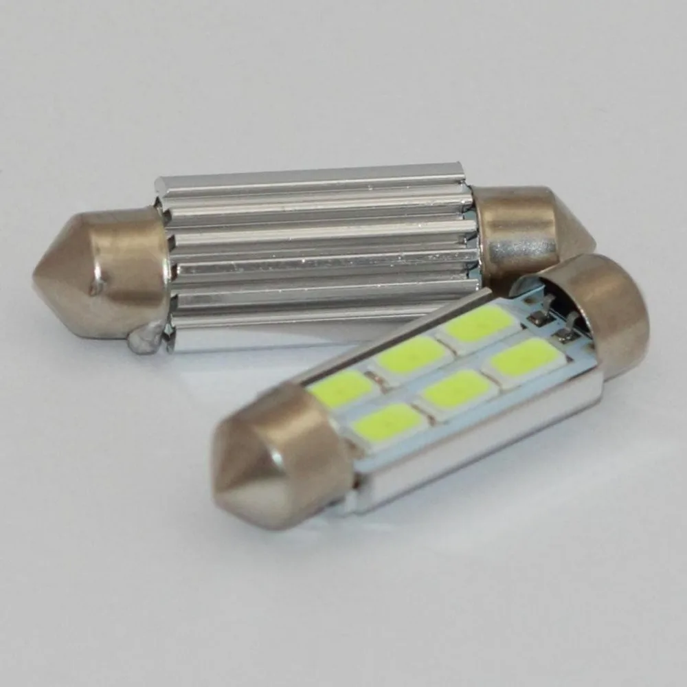5 шт. canbus двойной наконечник c5w 5730 5630 41 мм 6SMD led Купол гирлянда лампа перчаточный