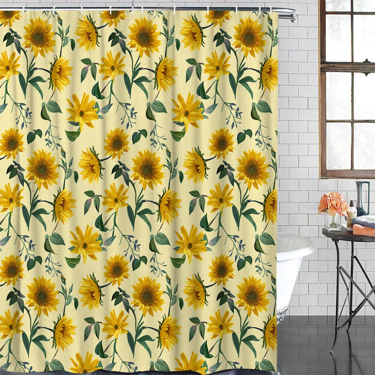 Подсолнечника Yellow11 Ванная комната душа Шторы s занавеска для ванной Аксессуары
