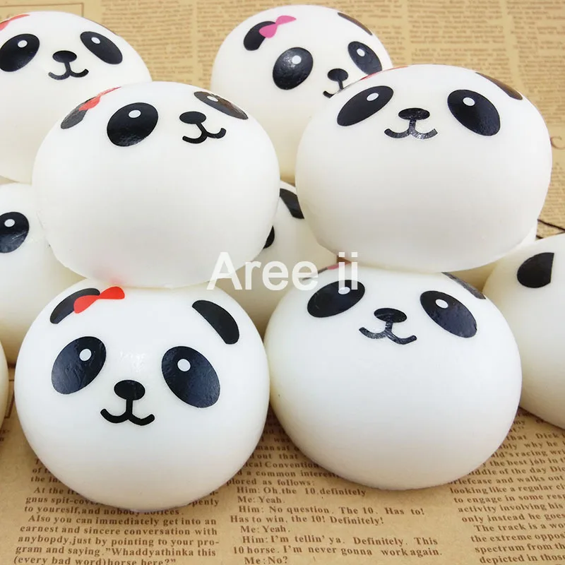 1 шт. 7 см панда мягкие коллекционные Kawaii Булочки Хлеб еда игрушка подвеска |