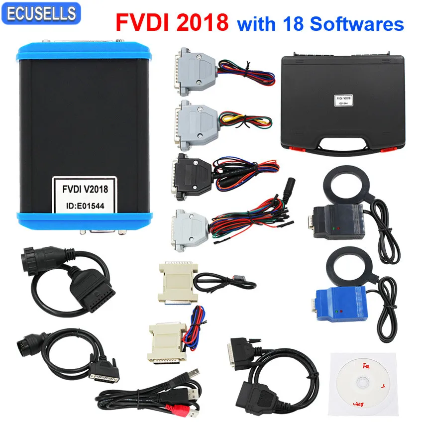 FVDI 2018 новейшая V2018 FLY ABRITES Commander полная версия (18 программное обеспечение) без