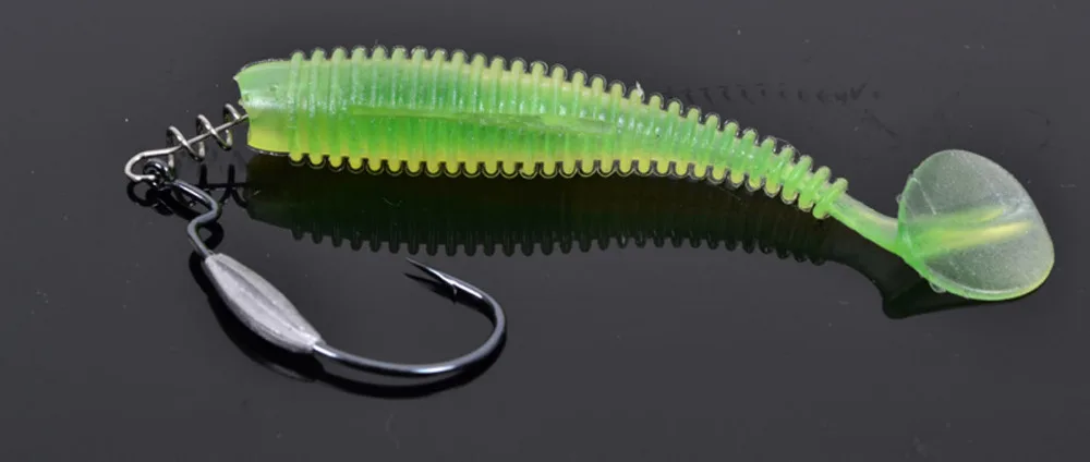 100 шт. рыболовная приманка Мягкая взрывобезопасный крючок фиксированные