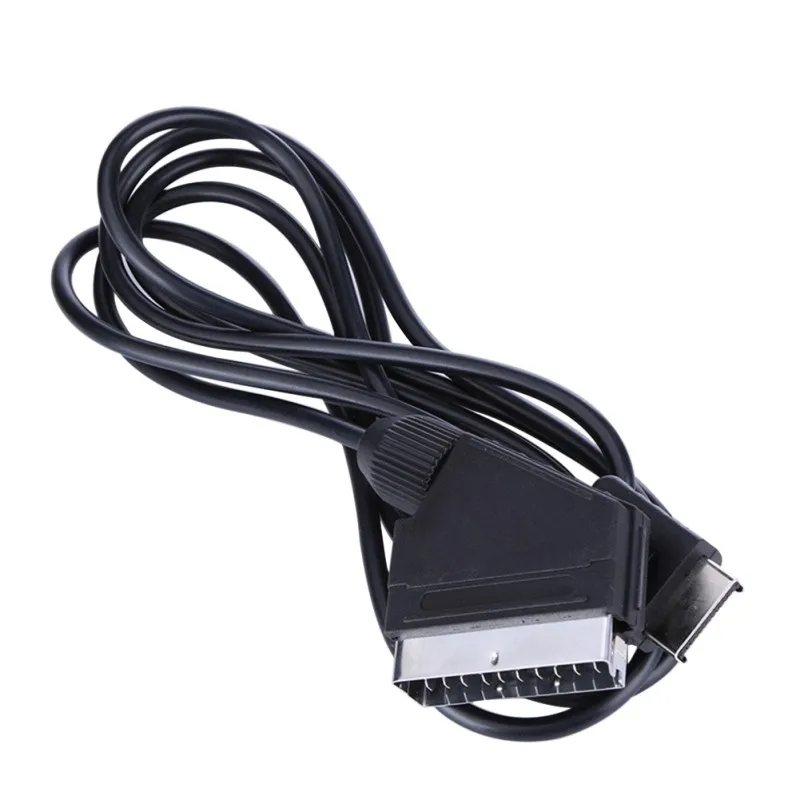 Кабель AV RGB SCART TV 1 8 м сменный Соединительный кабель для Playstation PS1 PS2 PS3 консолей PAL/NTSC