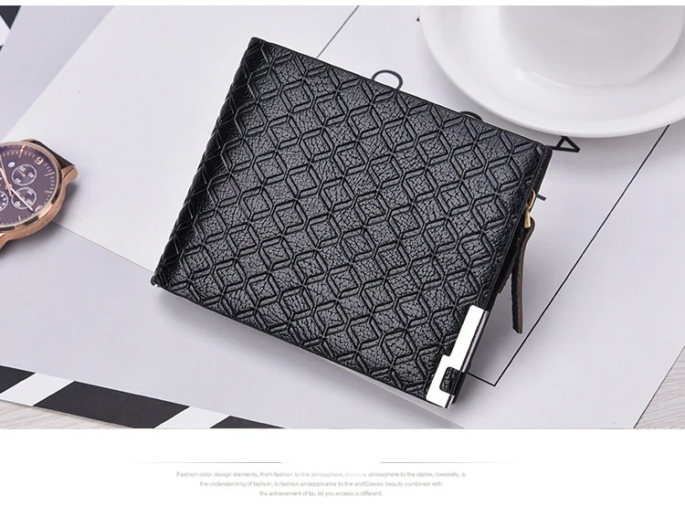 Мужской кошелек TCGAD, короткий кошелек billetera hombre porte feuille, кожзам, мужской большой карман, кожаные кошельки,, винтажный роскошный мужской кошелек