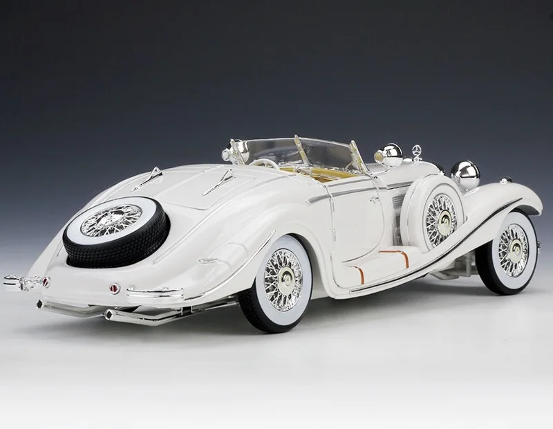 1:18 Maisto Benz 500K 1936 белый/красный/фиолетовый литье под давлением модель автомобиля