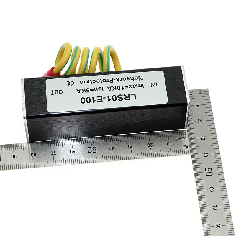 Lightning arrester Network RJ45 SPD устройство защиты от перенапряжения для сети Ethernet 100 м|network surge