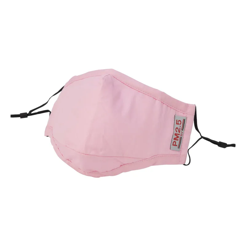 Pink 10 Цветной рот маски 5-ти слойное анти пыли Ветрозащитный хлопковая Футболка с изображением маски для наращивания ресниц модная многоразовая защитная маска для лица - Цвет: Pink