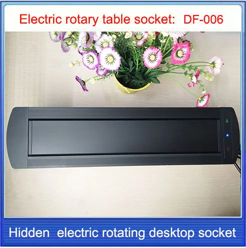 Электрическая вращающаяся настольная розетка с европейской