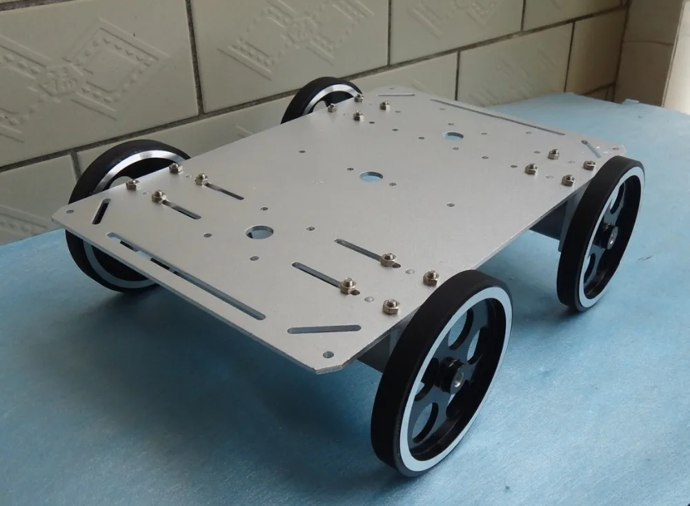 Умный радиоуправляемый робот автомобиль шасси 4WD 37 мм Двигатель с металлическим